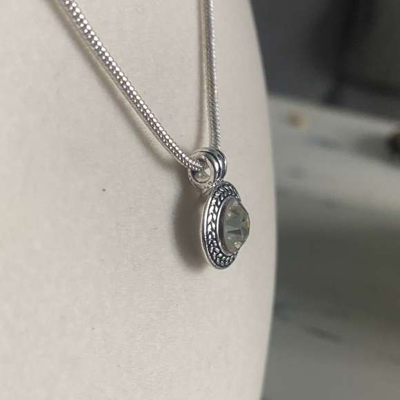 Napier Silver CZ Pendant Necklace - Picture 3 of 6